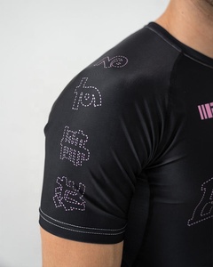 Camiseta de Compresión Deportiva de Manga Larga para Hombre, para BJJ, MMA, Entrenamiento, Gimnasio, Ejercicio, Ajustada al Cuerpo, Elástica - Product Image 3