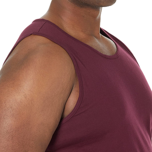 Personalized High Quality Professional <b>manufacturer</b> Custom Embroidered Tank Top your own desired Print Logo Tank Top - Product Image 3