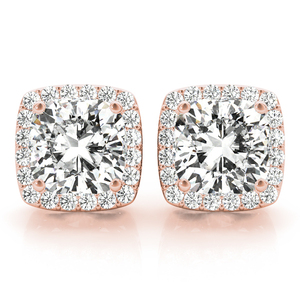 14K <b>Solid</b> Gold Moissanite Diamond Hip Hop <b>Earrings</b> 925 Luxury <b>Silver</b> Stud Star <b>Earrings</b> for Women Moissanite Jewelry - Product Image 3