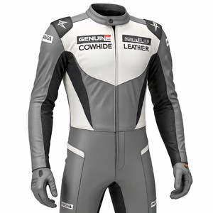 Traje de carreras de cuero ventilado, tamaño totalmente personalizado, sombra, logotipo y diseño embalado en Elite Airflow Ready Premium Leather Build - Product Image 6