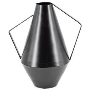 Jarrón de flores negro de Metal decorativo de estilo moderno, jarrones de hierro con estilo para decoración del hogar - Product Image 3