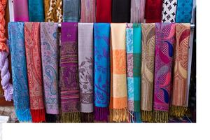 Handmade Silk Pashmina Shawls Jacquard Embroidered and Dyed with Customized Designs Ready for Customization Manufacturer - Product Image 6