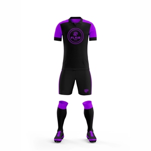 Best Quality Custom Design Soccer Jersey Uniform Sets 100% Polyester Breathable Comfort Automated Cutting Short OEM Service - Product Image 6