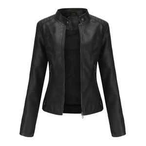 Chaqueta de Cuero para Mujer, Nueva Moda, Ropa Exterior al por Mayor, Chaqueta de Cuero Personalizada para Mujer, Chaqueta de Cuero de Alta Calidad para Mujer, OEM - Product Image 6