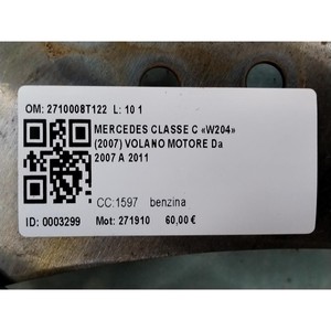FLYWHEEL MERCEDES Classe C Berline W204 2710008 T122 271910 essence 1597 (07>) - Product Image 5