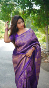 Vente chaude mariage Festival porter mariée Banarasi doux soie Saree fournisseur indien disponible au prix de gros dernier Saree - Product Image 2