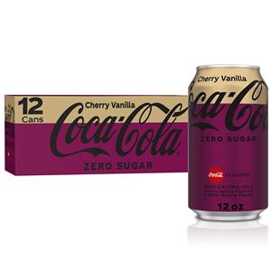 Venta al por mayor a granel Coca Cola 330ml Light Zero Cherry Vanilla Classic Coke - Product Image 1