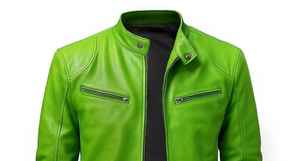 Veste en cuir de vache de style vintage d'hiver de haute qualité, fermeture à boutons et à fermeture éclair, doublure en coton écologique, offre ODM - Product Image 3