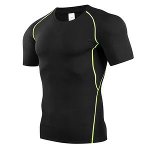 Camiseta Deportiva de Compresión para Hombre, de Secado Rápido, Transpirable, Ecológica, Lavada, para Correr, Gimnasio, Manga Larga, Cuello Redondo - Product Image 2