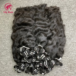 Extensions de cheveux vierges 100% naturels vietnamiens bruts, ondulés, d'un seul donneur, cuticules alignées, double trame tissée à la machine, vente en gros - Product Image 6
