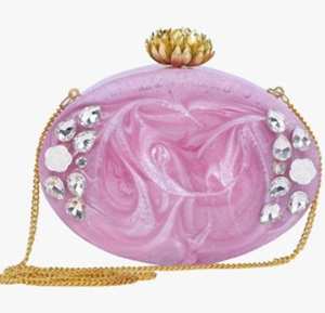 Bolso de mano tipo personalizado de resina artesanal india para mujer - Product Image 6