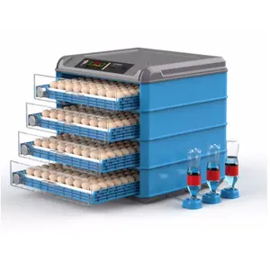 Neues Design Hühnerenei-Inkubator vollautomatische Brutausbrutmaschine zu verkaufen 500 Eier 12 V 220 V MINI-Inkubator HJ-MN500