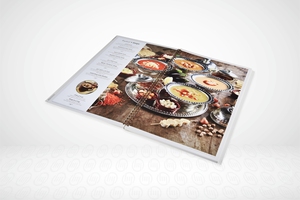 Menu Restaurant with Rigid <b>Box</b> <b>Cheap</b> Hi Quality Menu Manufacturer Color Print Mat and Glossy Lamination Brochure - Product Image 4