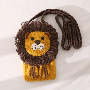 Creative Hand-Made Crocheted Other Mobile <b>Phone</b> Bag Small Animal Pattern Fashionable Accessory for Women Cute Girls EFANBEANIE - Product Image 6