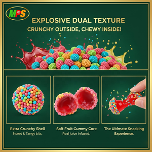 Soluzione Completa OEM per Caramelle Gommose Acide con Etichetta Privata |   Produttore di Mix di <span class=keywords><strong>Sapori</strong></span> Personalizzati e Confezioni Doypack per <span class=keywords><strong>la</strong></span> Vendita al Dettaglio - Product Image 2