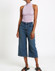 Special Process ODM & OEM Women's Summer Casual Half Turtleneck Knitted <b>Vest</b> Thin Sleeveless Knitted <b>Top</b> - Product Image 2