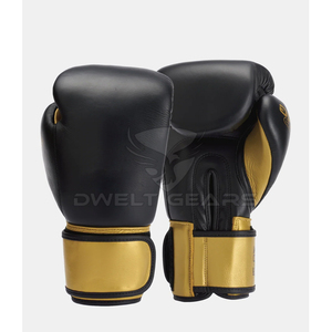 Guantes de Boxeo de Cuero DWELT GEARS DG-3408 de 8oz, Ligeros, con Logotipo Personalizado, Transpirables y Cómodos para Hombre, de la Mejor Calidad - Product Image 1