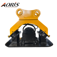 Compacteur à plaques vibrantes hydrauliques renforcé et robuste pour mini-excavatrices de 2 à 3 tonnes