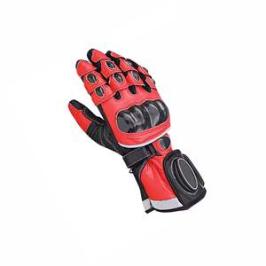 Guantes de moto de calidad profesional totalmente personalizables de cuero puro personalizables - Product Image 4