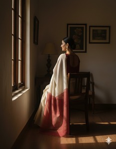 ส่าหรีผ้าไหมทัสซาร์แท้หลากสีสำหรับผู้หญิงที่มีคุณภาพเนื้อผ้าพรีเมียมและสง่างามดั้งเดิมสำหรับโอกาสพิเศษจากอินเดีย - Product Image 2