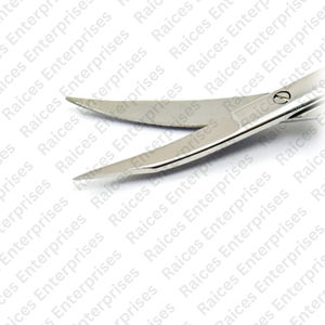 Goldman-Fox Tijeras Quirúrgicas Profesionales Doble Curva Fuente Manual ISO CE Aprobado para Instrumentos Quirúrgicos Suaves Base - Product Image 3