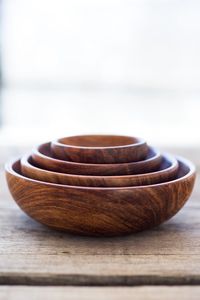 AÑADIR ARTESANÍA VERSÁTIL Tazón de masa de madera hecho a mano para frutas o ensaladas Tazón de granja rústico vintage de alta calidad - Product Image 5