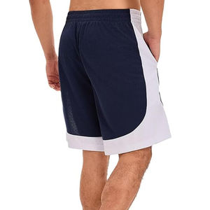 Tendencia verano poliéster elástico secado rápido personalizado sublimación impresión bordado Logo Bsci verano temporada baloncesto pantalones cortos - Product Image 3