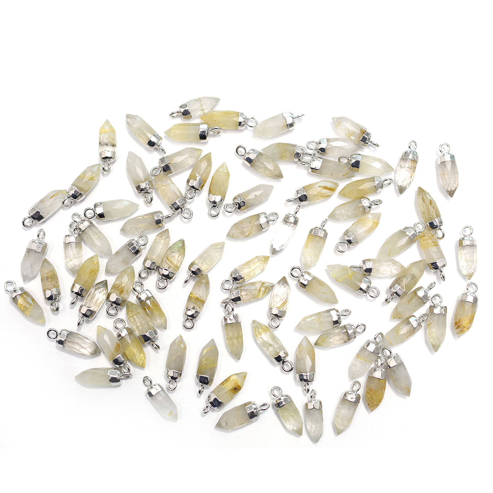Quartz rutile doré