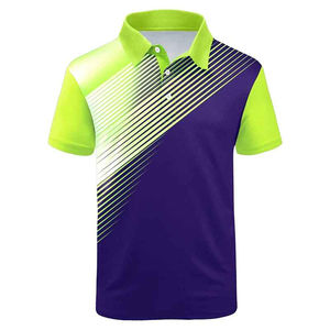 Polo de talla grande para hombre, Camiseta de punto a rayas de algodón liso de manga corta con logotipo personalizado Oem - Product Image 6