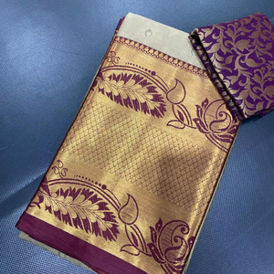 Sari de seda gris boutique de diseñador exclusivo con blusa elegante étnico última moda ropa de boda india para mujer - Product Image 1