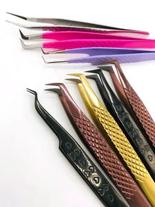 Pinzas de Extensión de Pestañas de Acero Inoxidable de Alta Precisión, Antimagnéticas, con Mango Cómodo, Punta Suave, Longitud de 10 mm, Diferentes Tamaños - Product Image 6