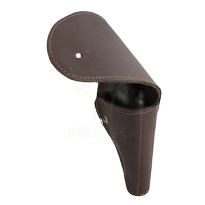 Funda para pistola táctica hecha a medida superventas al por mayor duradera ligera de cuero de vaca con botón de espárrago protección del soporte de la pistola - Product Image 2