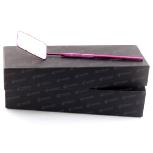 Espejo de extensión de pestañas probado a mano ligero portátil mango hueco forma cuadrada espejo de pestañas de acero inoxidable - Product Image 6