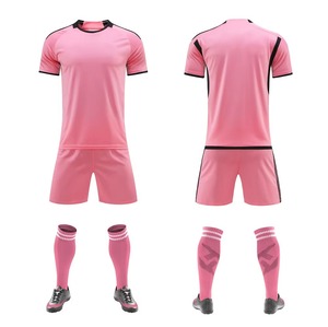 Professional-Made High Quality Quick Dry Breathable Soccer Uniform with <b>Short</b> Sleeve Comfortable Adult Football Wear New Design - Product Image 1