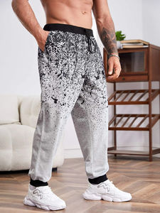 Pantalon de jogging en molleton de coton pour hommes Pantalon de jogging surdimensionné de haute qualité à la mode Streetwear - Product Image 5