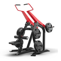 Máquina de Polea para Ejercicios de Dorsal con Carga de Discos QL Fitness, Equipo de Gimnasio Comercial Ajustable, Construcción de Acero, Peso Máximo 240 kg