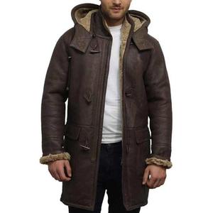 Top Design 100% veste en cuir de haute qualité pour hommes manches longues col montant couleur personnalisable prix raisonnable hiver - Product Image 1