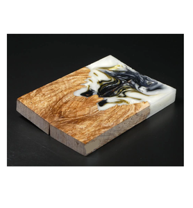 Luxury Resin Knife Handle Most Selling Product 100% Real Resin Color <b>Scale</b> Knife Handle Knives Sets - Product Image 3