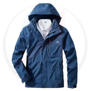 Chaqueta de lluvia impermeable de secado rápido para hombres Carcasa ligera y transpirable - Product Image 1