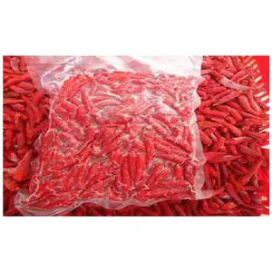 Wholesale Global Mekong Group's Organic Common Cultivation Red Chili Long Shape Dried Fresh Fruit 1kg Vacuum Packed New Crop