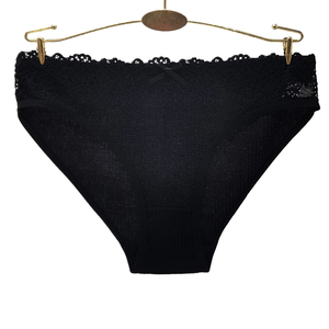 Braguitas de Encaje Premium para Mujer, de Nylon y Spandex, con Diseño Floral, Transpirables, Tipo Boyshort, Lencería Tejida con Orificios, Venta al Por Mayor OEM - Product Image 6