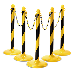 Fábrica de Taiwán PB50614/PB50634 Fácil instalación con ganchos de cadena Poste de barrera de tráfico Adecuado para estacionamiento - Product Image 4