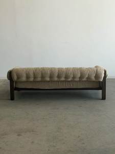 Modern Tufted Chesterfield <b>Sofa</b> Solid <b>Wood</b> <b>Frame</b> Fabric Upholstery Three Seat Rolled Arms Midcentury Design Living RoomFurniture - Product Image 5