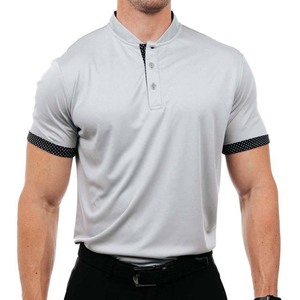 Camisas de Hombre 100% Algodón de Punto, Servicio OEM, Diseño de Texto Personalizado, Uniforme Formal de Color Sólido, Secado Rápido, Corte Regular - Product Image 1