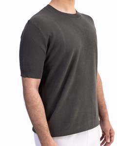 Camiseta personalizada con lavado ácido para hombre, 100% camisetas de algodón de talla grande con gráfico para hombre, camiseta con logotipo estampado para hombre - Product Image 2