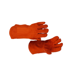 TIG Split Cowhide Leather Welding <b>Gloves</b> Industrial Safety tig welding <b>gloves</b> Quality Heat Resistant <b>Long</b> - Product Image 3