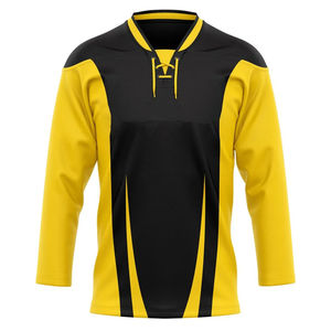 Maillots de hockey sur glace logo personnalisé haute qualité 100% polyester respirant OEM ODM nouveau design fabriqué au Pakistan fournisseur - Product Image 5