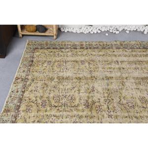 พรมวินเทจ 5.4x8.8 ฟุต (166x268 ซม.) สีเบจลายพราง พรมตุรกี - Product Image 5