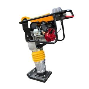 6.5HP Gasolina Tamping Rammer OEM Logo Vietnam Export 3.1L Tanque 70Nm Fuerza de impacto 45 70mm Altura de salto con caja de cambios de engranajes - Product Image 1