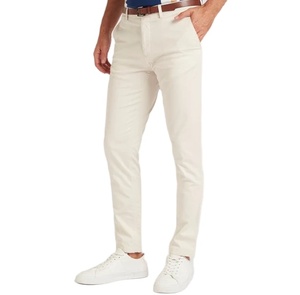 2024 pantalon Chino décontracté pour hommes respirant personnalisé méthode de tissage non tissé du fabricant en coton extensible respirant - Product Image 4